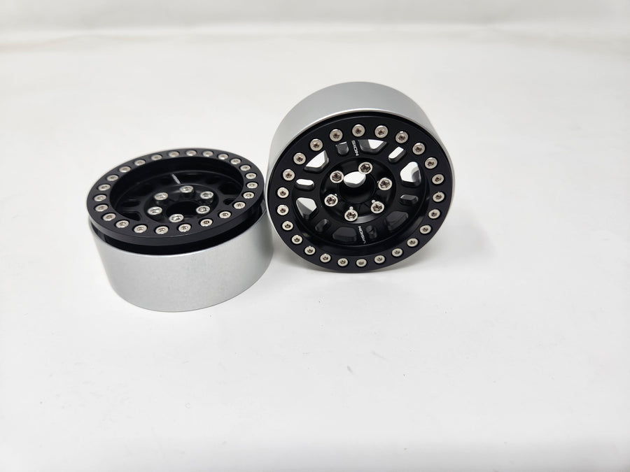 ヒョウ柄 ダイヤ WELD Belmont Beadlock Drag Z06 C6 C7 ZR1 Black Wheel 18x12 | 5x120