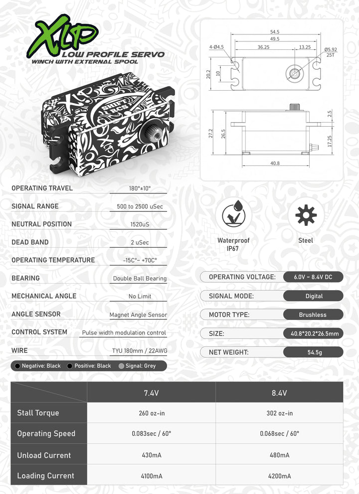 XLP Servo Winch – SHIFT RCS