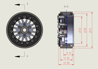 Maverick 1.0” Beadlock Wheels